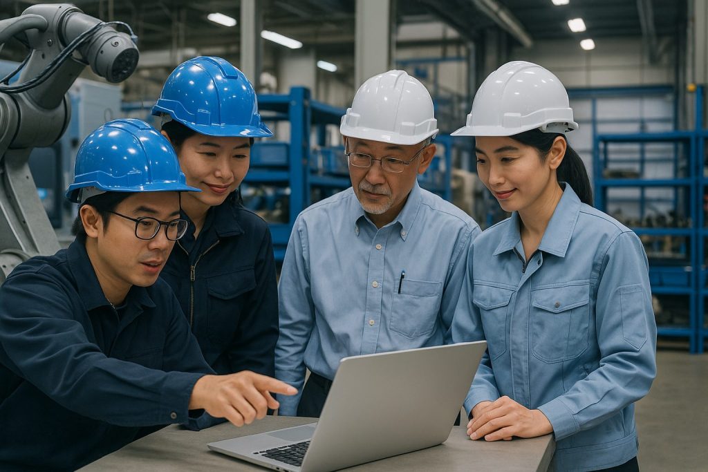 Vietnam and Japan engineers working together - NKKTech Global