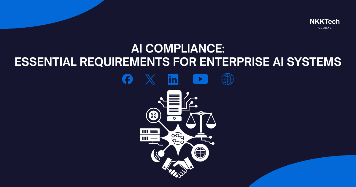 AI Compliance: Essential Requirements for Enterprise AI Systems 1 AI compliance framework showing governance, transparency, and risk control for enterprise AI systems in production.