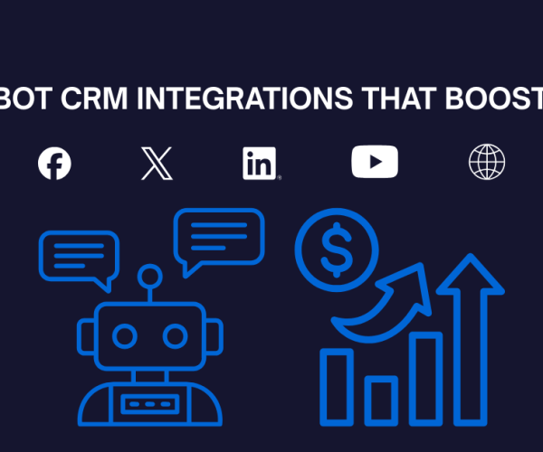 Chatbot CRM integration connecting website conversations directly to enterprise sales pipelines.