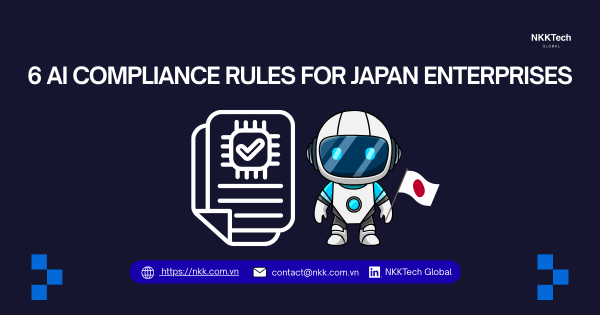 日本企業におけるAI Compliance:必須の6つのルール 1 AI compliance framework for Japan enterprises including APPI data protection, explainable AI, bias monitoring, and governance controls.