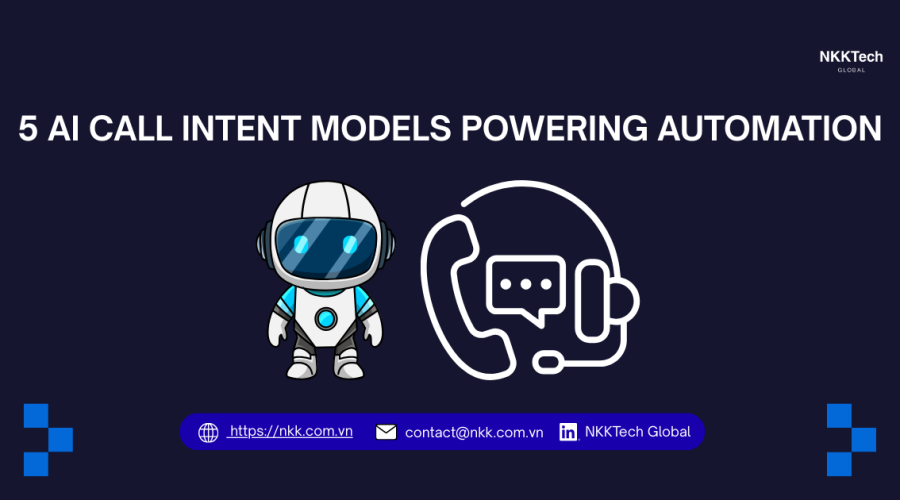 AI call intent detection system analyzing customer voice conversations to automate call center routing and service responses.