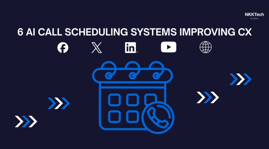 AI call scheduling system automating customer appointments, support callbacks, and sales meetings in modern call centers.