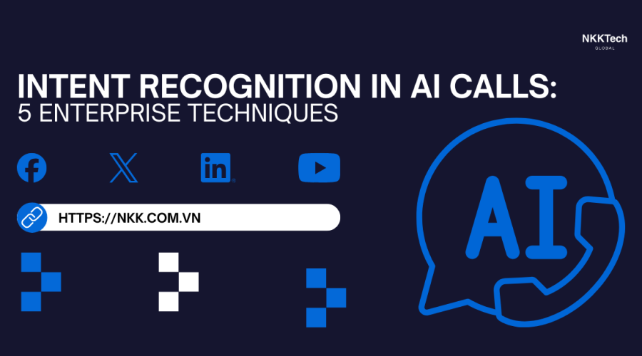 Intent recognition in AI calls system analyzing customer voice conversations to automate routing and customer support workflows.