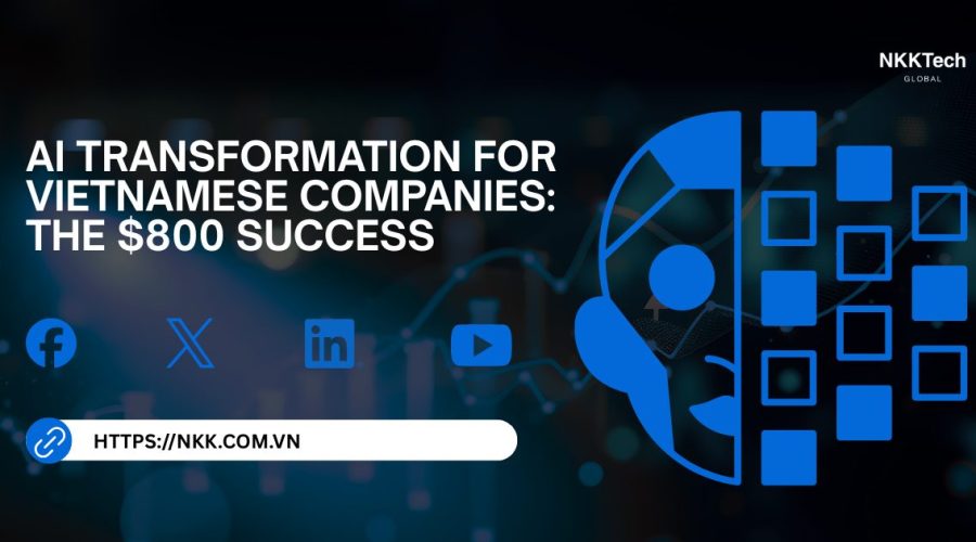 AI transformation for Vietnamese companies using automation across departments.