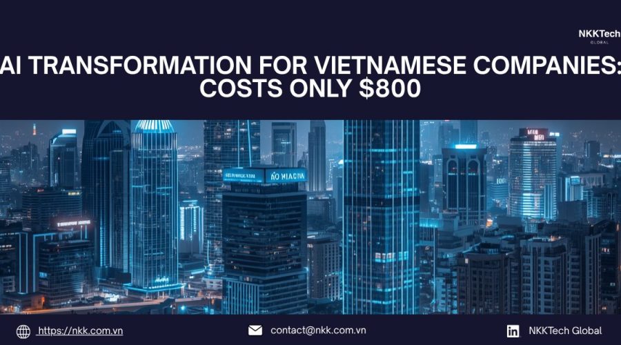 AI Transformation for Vietnamese Companies using automation to improve productivity and reduce costs.