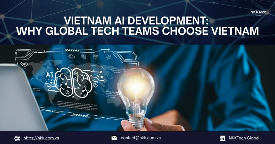 Vietnam AI development ecosystem with engineers building scalable AI solutions for global enterprises