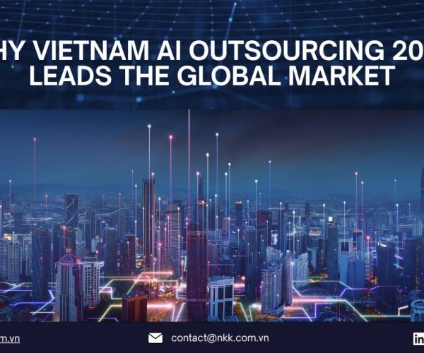 Vietnam AI outsourcing 2026 showcasing engineers building scalable AI systems for global enterprises