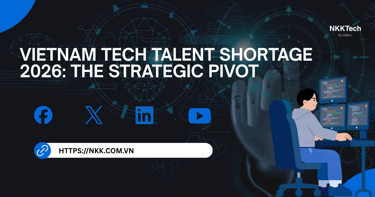 Vietnam Tech Talent Shortage 2026: The Strategic Pivot 1 Vietnam tech talent shortage 2026 impacting AI outsourcing, developer availability, and rising IT costs