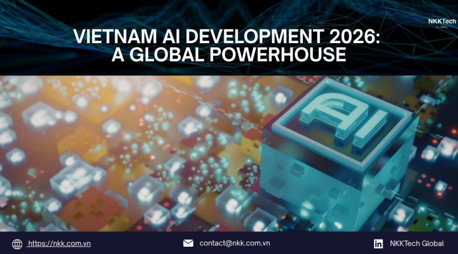 Vietnam AI development 2026 showing growth of AI outsourcing, talent, and cost advantage