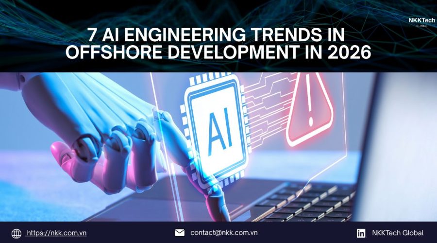 AI engineering offshore development trends 2026 including agentic AI, AIOps, and DevSecOps