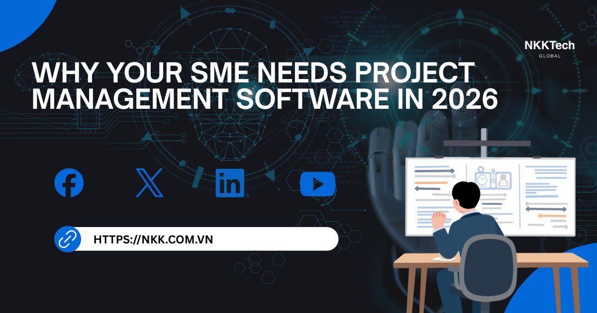Why Your SME Needs Project Management Software in 2026 1 Project management software helping SMEs automate workflows, centralize communication, and improve operational efficiency in 2026