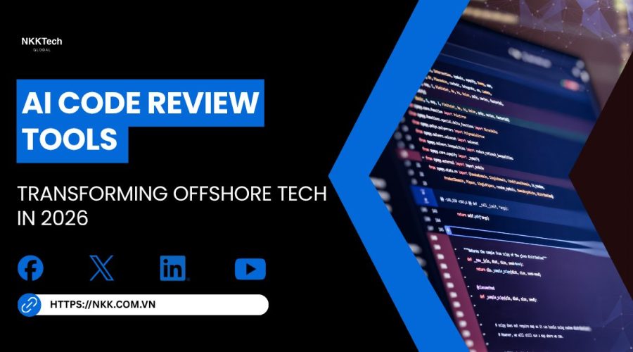 AI code review tools automating offshore software development with intelligent CI/CD pipelines, security scanning, and AI-driven DevOps workflows
