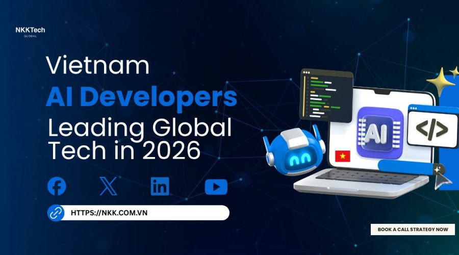Vietnam AI developers leading global technology innovation in 2026 through advanced machine learning, offshore AI development, and enterprise AI engineering