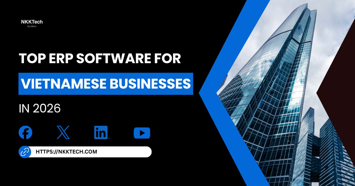 Top ERP software for Vietnamese businesses in 2026 1 Comparison of SAP, Odoo, and custom ERP software for Vietnamese businesses using AI automation, workflow integration, and enterprise digital transformation