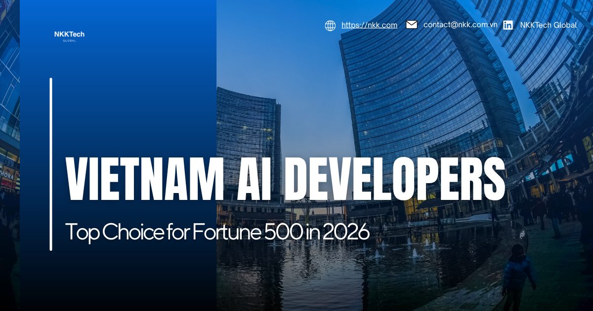 Vietnam AI developers helping Fortune 500 companies scale enterprise AI systems through offshore engineering, MLOps, computer vision, and AI innovation in 2026