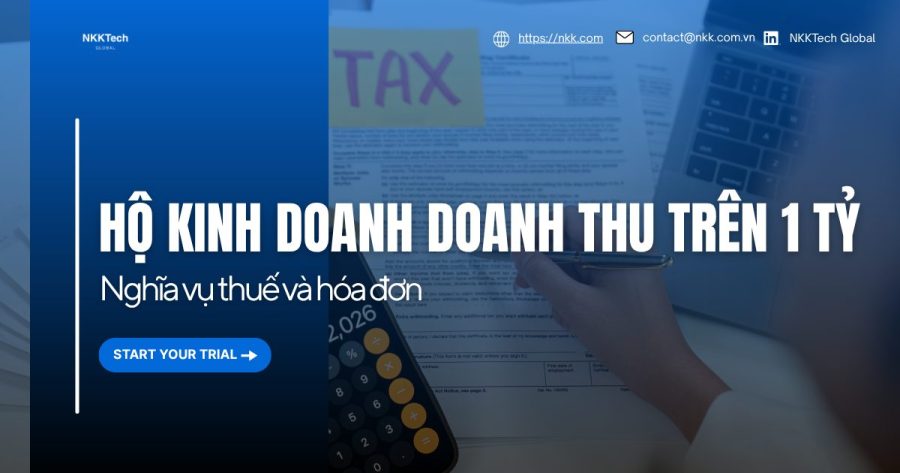 Nghĩa vụ thuế và hóa đơn cho hộ kinh doanh doanh thu trên 1 tỷ năm 2026 (Đây là dòng quan trọng nhất để Google lập chỉ mục ảnh).