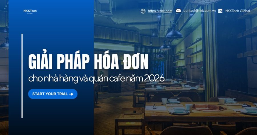 Giải pháp hóa đơn điện tử cho nhà hàng và quán cafe tích hợp máy tính tiền và kế toán est-invoice 2026