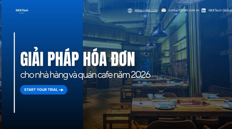 Giải pháp hóa đơn điện tử cho nhà hàng và quán cafe tích hợp máy tính tiền và kế toán est-invoice 2026