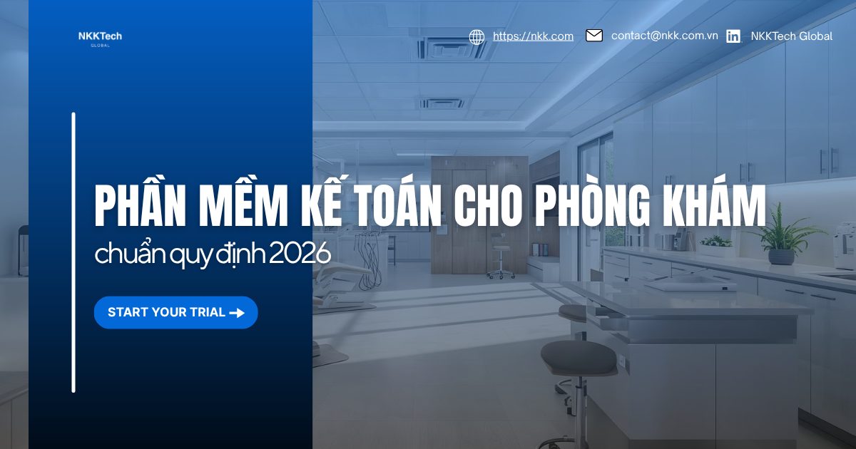 Phần mềm kế toán cho phòng khám và trung tâm dịch vụ tích hợp AI OCR và hóa đơn điện tử est-invoice 2026