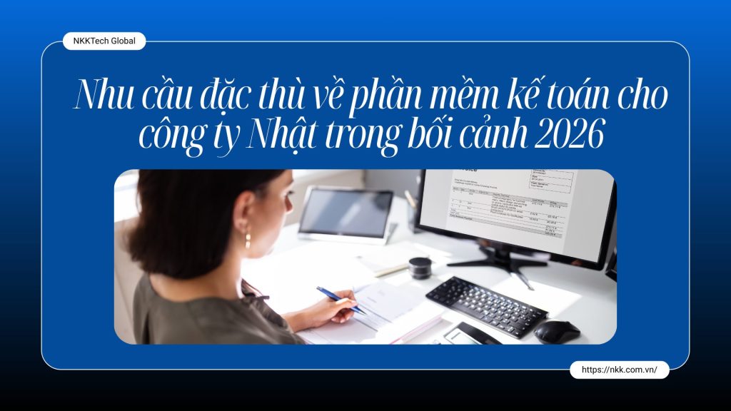 Phần mềm kế toán cho công ty Nhật