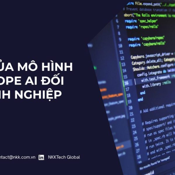 Giải pháp phát triển trí tuệ nhân tạo theo mô hình Fixed-scope AI tại NKKTech Global.